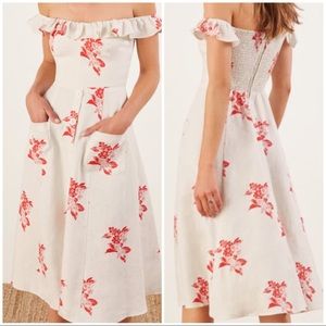 NWT reformation Hattie dress floral Carmella 2